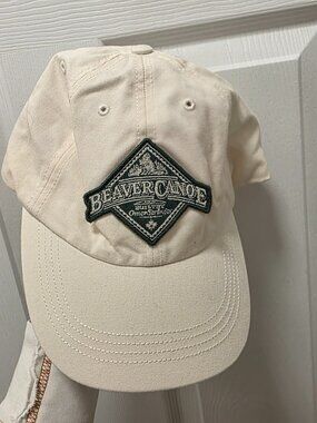 Roots Beaver Canoe Baseball Cap - Off-white